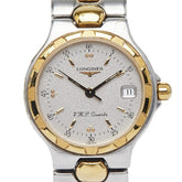 ロンジン コンクエスト 腕時計 L1 1133 クオーツ ホワイト文字盤 ステンレススチール メッキ レディース LONGINES 【中古】